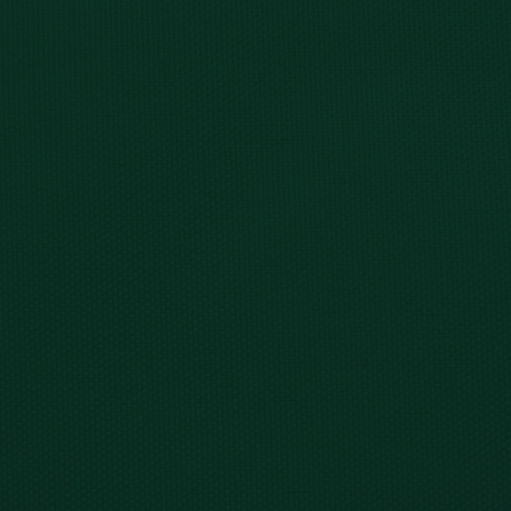 Vidaxl Toldo De Vela Trapezoidal De Tela Oxford Verde Oscuro 3/5x4 M_4