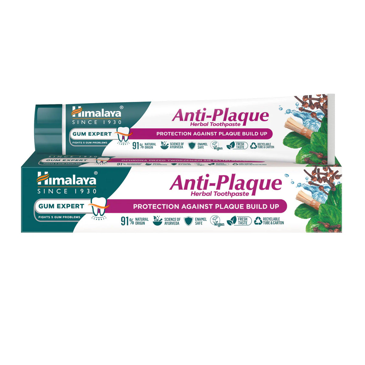 Pasta de dentes antiplaca Himalaya, 75ml