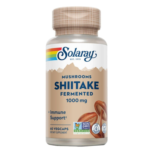 Shiitake 1000 mg Solaray 60 cápsulas