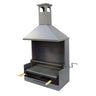 Gaveta para churrasco com chaminé para Work-Elevator e Grill Inox Imex el Zorro