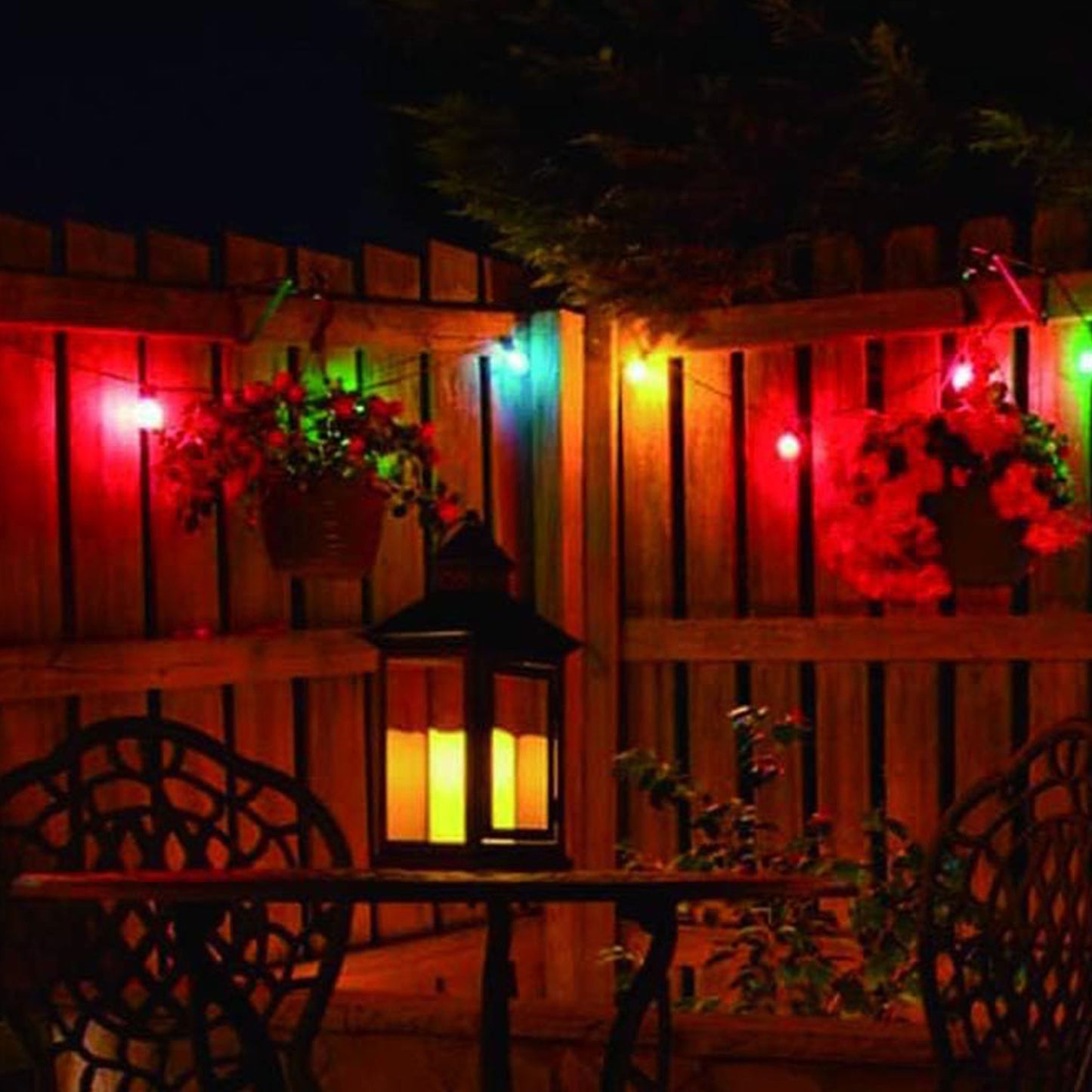 Well Home Set De 20 Luces Blancas Cálidas De Fiesta Solar Con Panel Led Multicolor_3