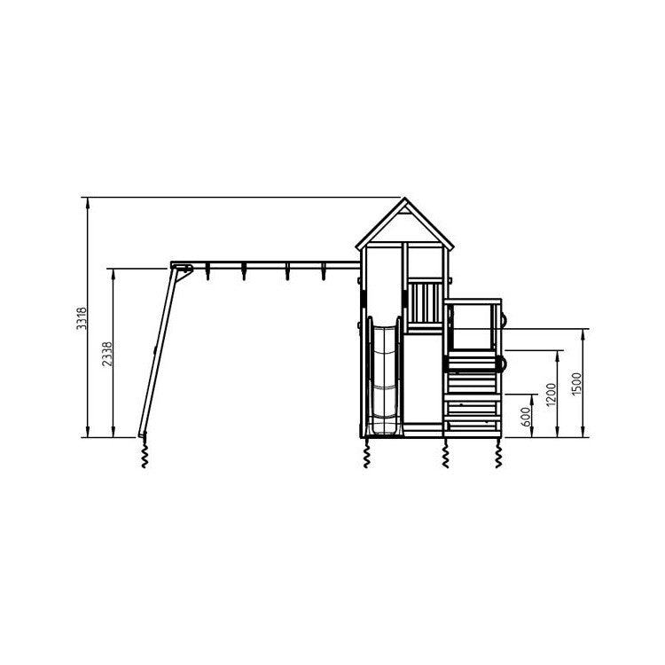 Parque Infantil Masgames Penthouse Xl Con Columpio Doble._5