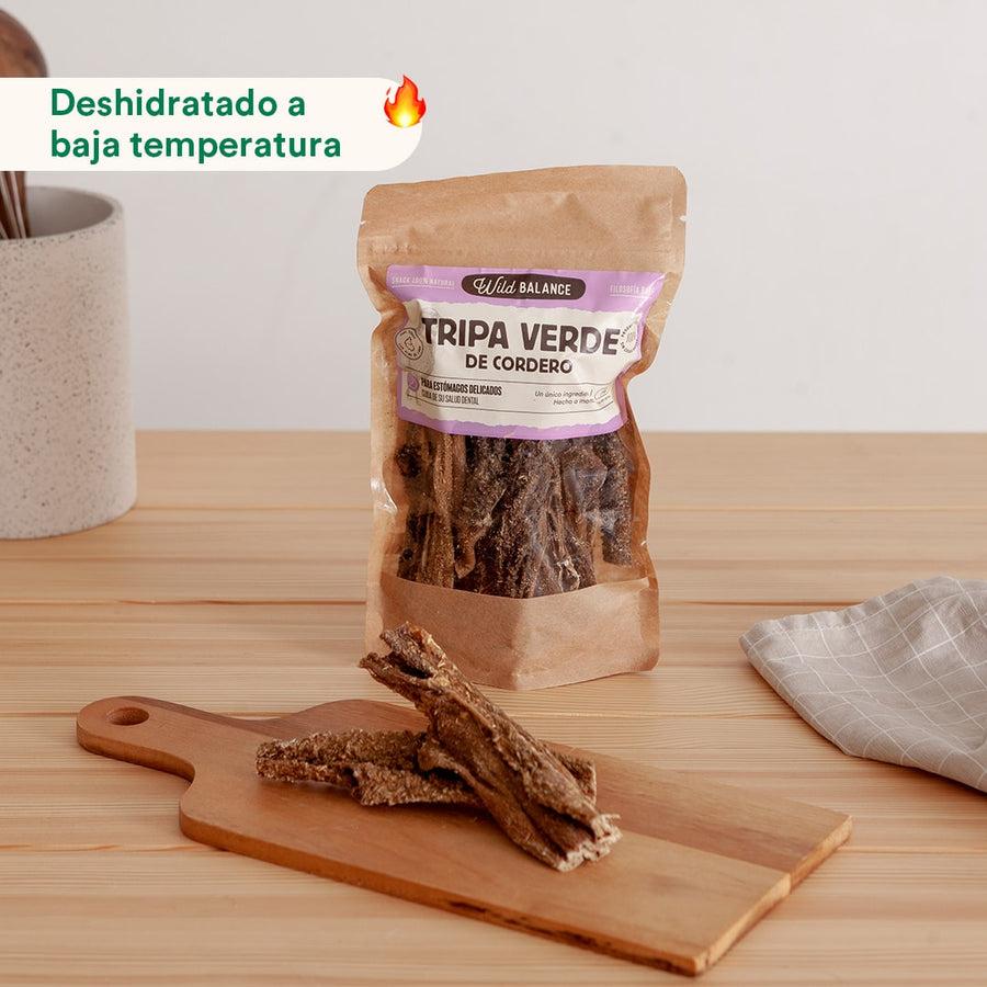 Snack Natural Tripa Verde de Cordeiro Wild Balance 100 g
