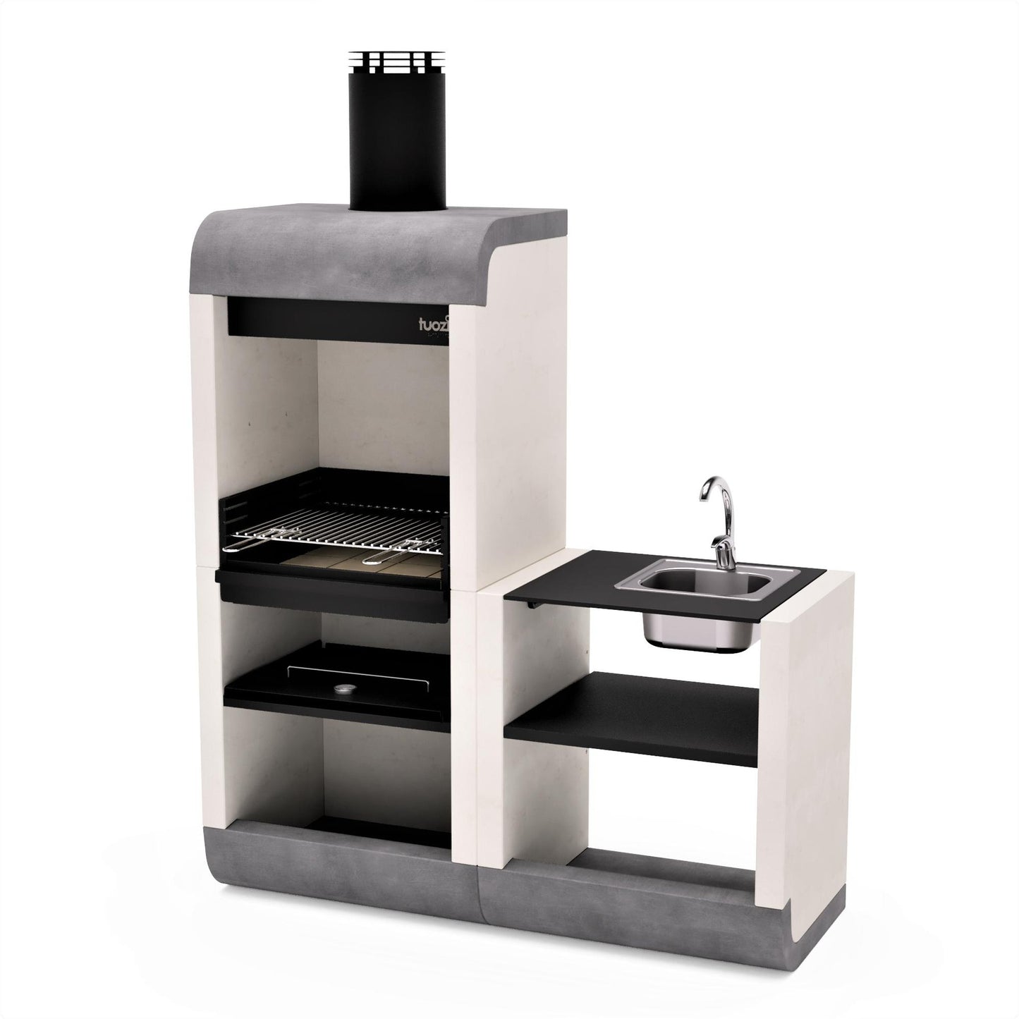 Churrasqueira Sud Plus com lava-loiça Tuozi