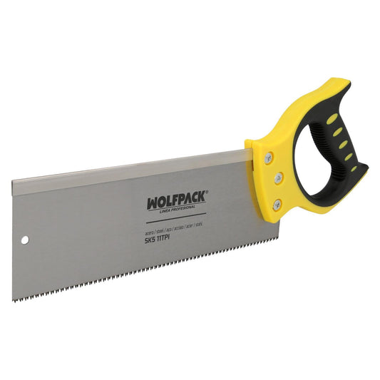 Serrucho Costilla Bimaterial 300 Mm / 12 Sierra Carpintero, Serrucho Carpinteria, Sierra Costilla, Sierra Madera, Plastico, Etc