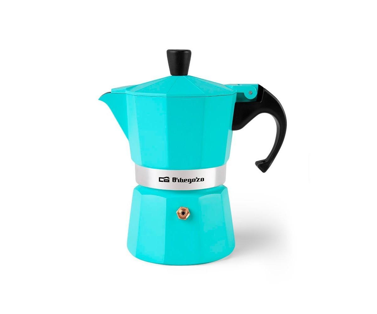 Orbegozo Cafetera Aluminio 6 Tazas Kfv 645 Verde Ref 17932_1
