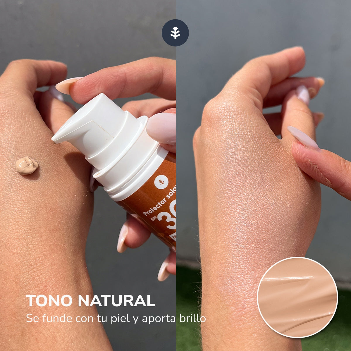 Creme Protetor Solar Facial 100% Mineral com Cor Planeta Huerto FPS 30 50 ml