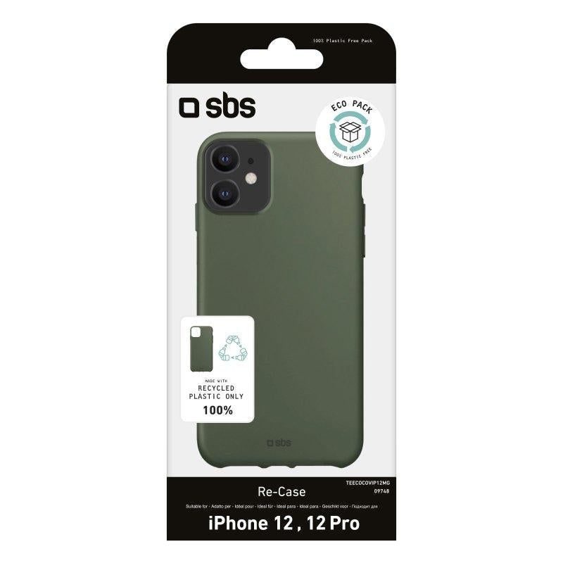 Capa de plástico reciclado para iPhone 12 / iPhone 12 Pro Verde SBS