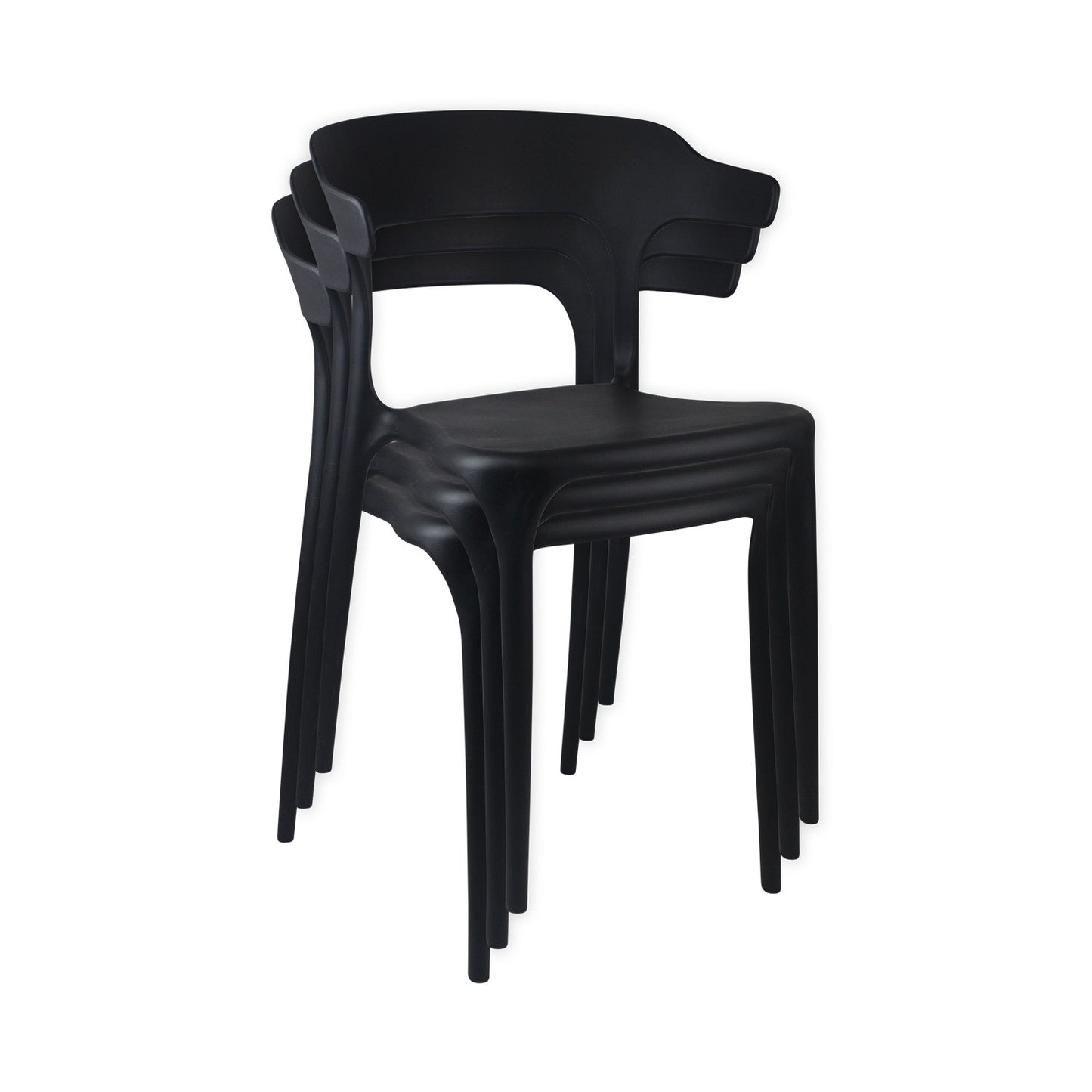 Pack 4 Sillas De Exterior Apilables Madonna 74,3x47x47cm Thinia Home_5