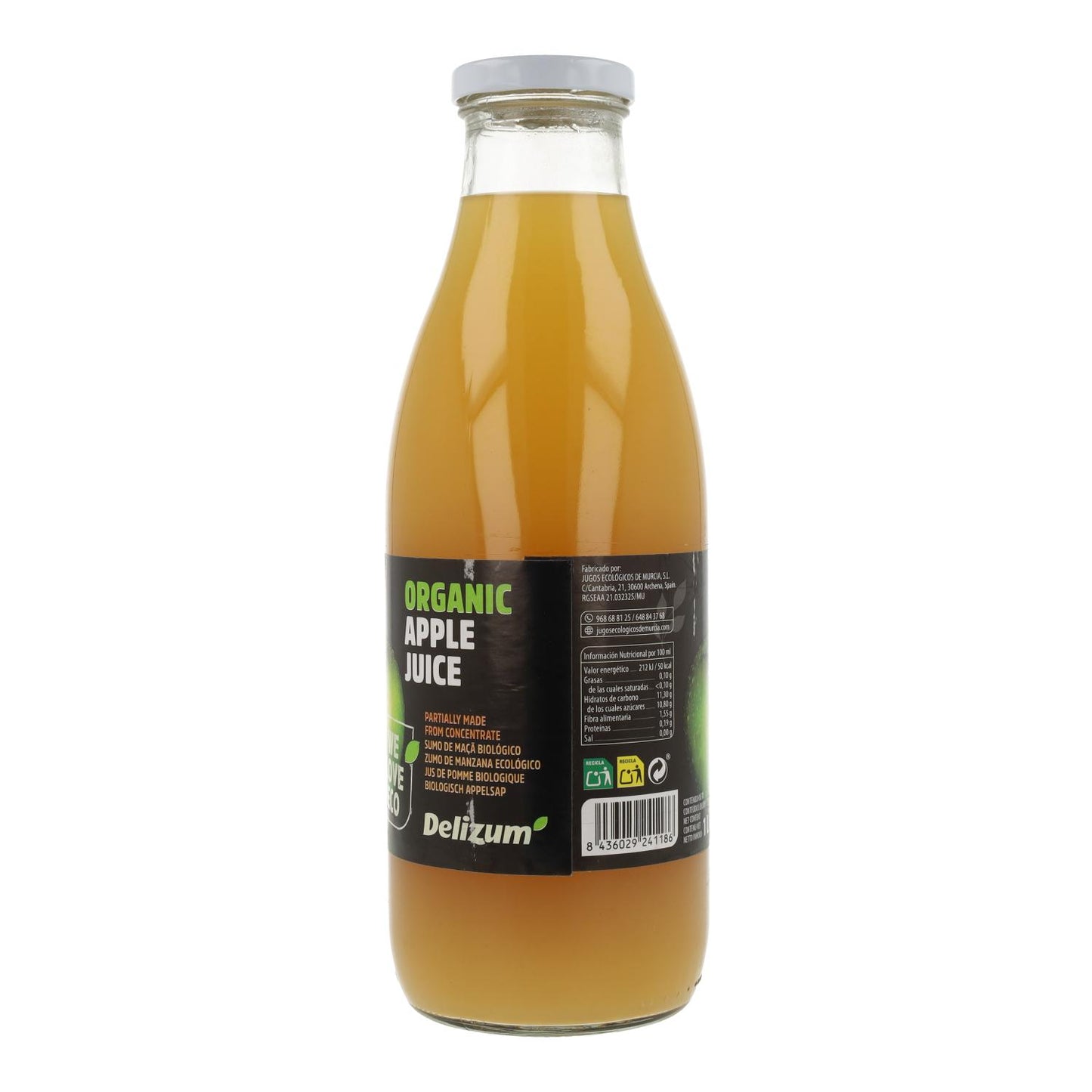 Sumo de Maçã Biológico Delizum 1L