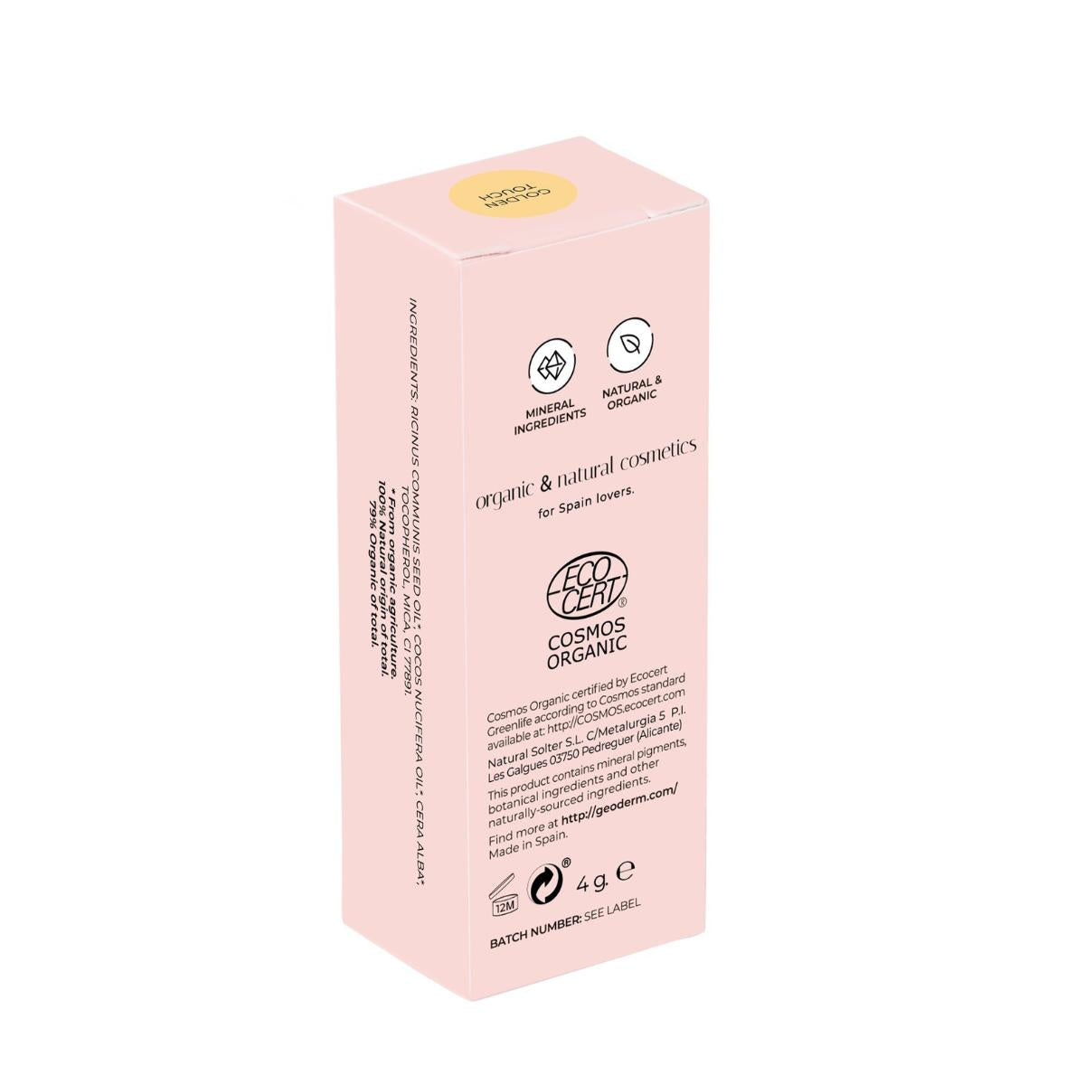 Iluminador Golden Touch (Orgânico e BIO) Geoderm 4 g