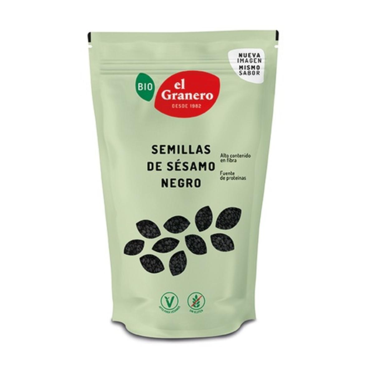 Sementes de Sésamo Preto Biológico - El Granero 200 gr