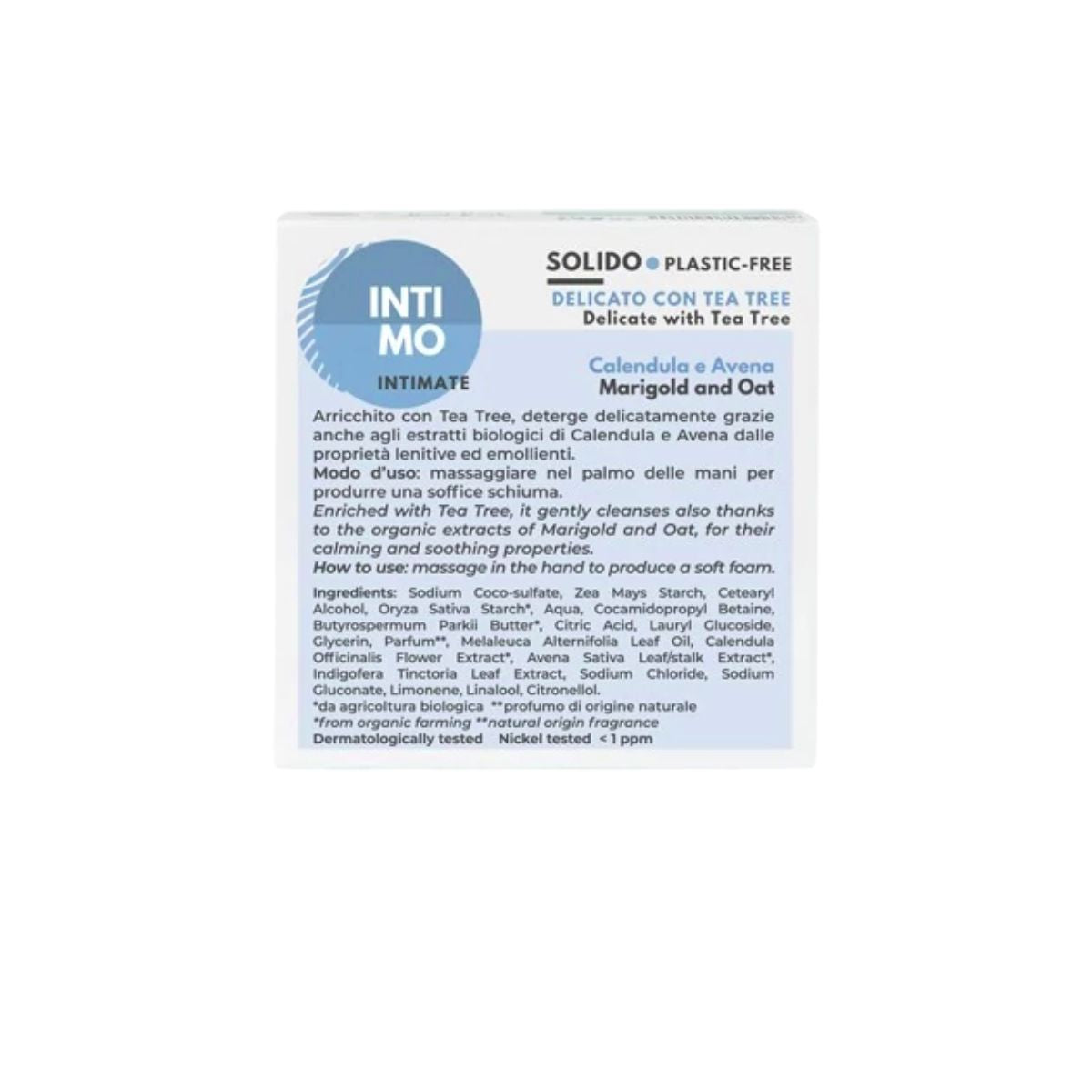Detergente íntimo sólido sem resíduo 64gr Ecologico Officina Naturae
