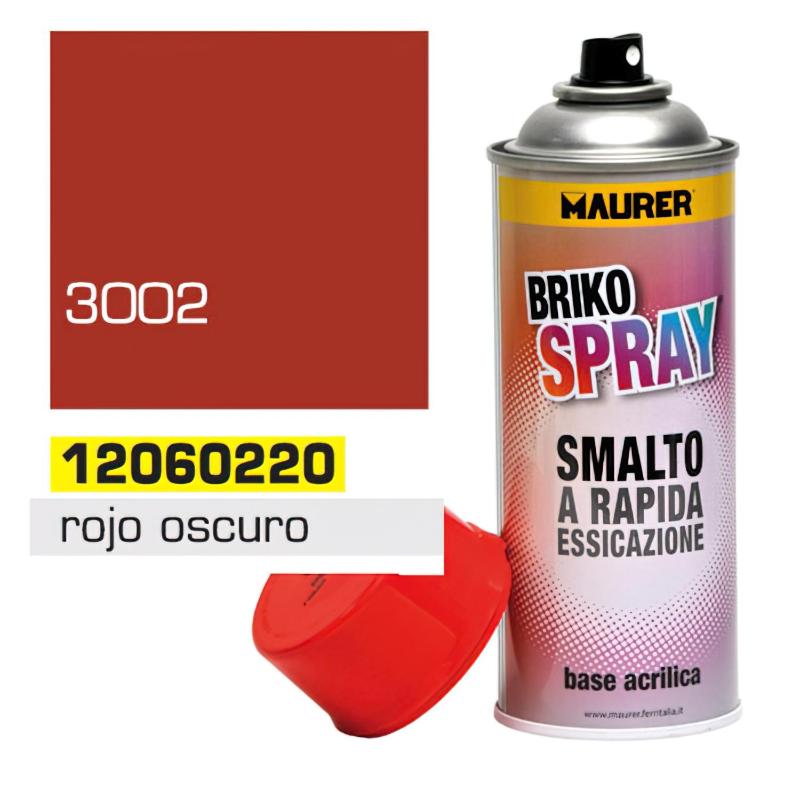 Spray Pintura Rojo Oscuro Carmin 400 Ml._0