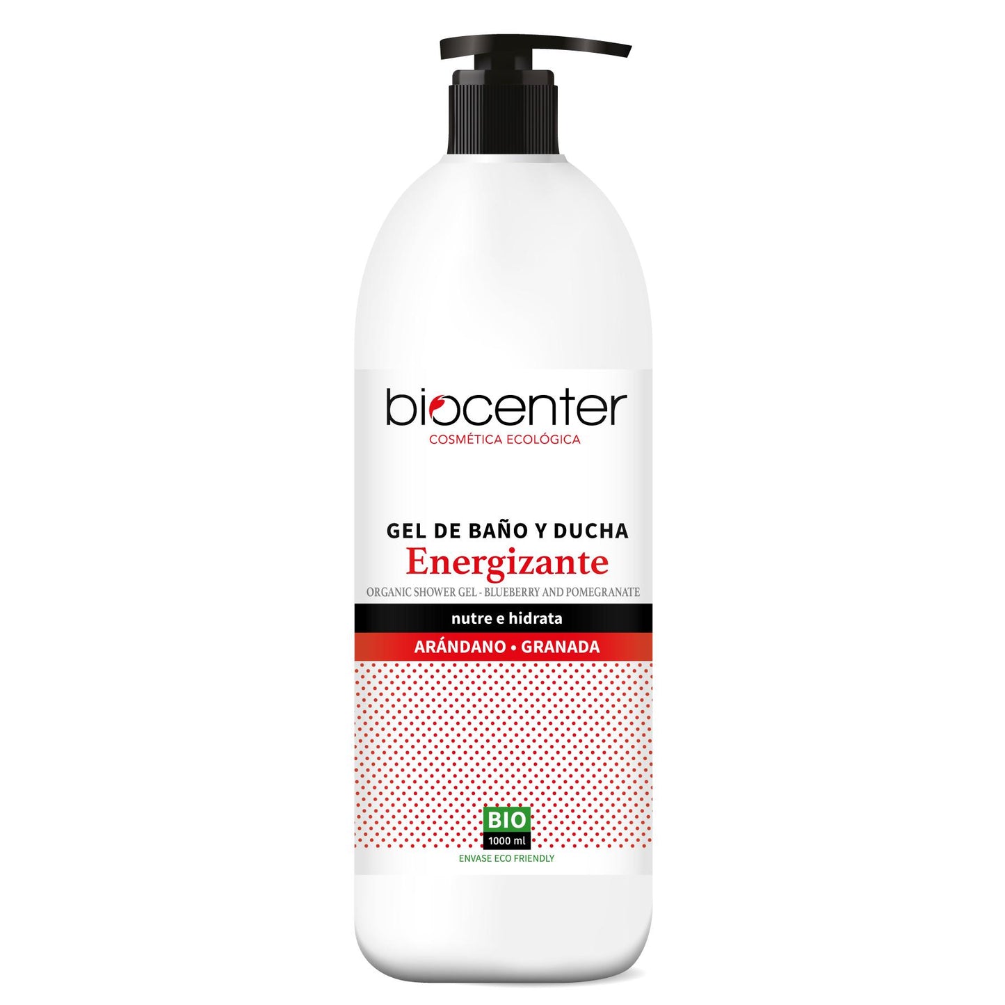 Gel de banho e duche BIO Sonho de uma Noite de Verão Mirtilo e Romã Biocenter 1l