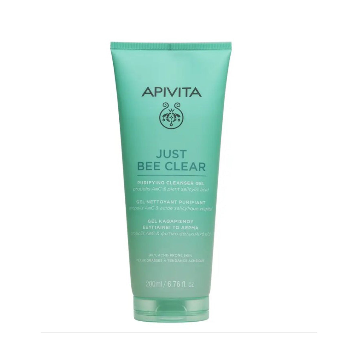 Gel de Limpeza Purificante Just Bee Clear, Apivita, 200ml