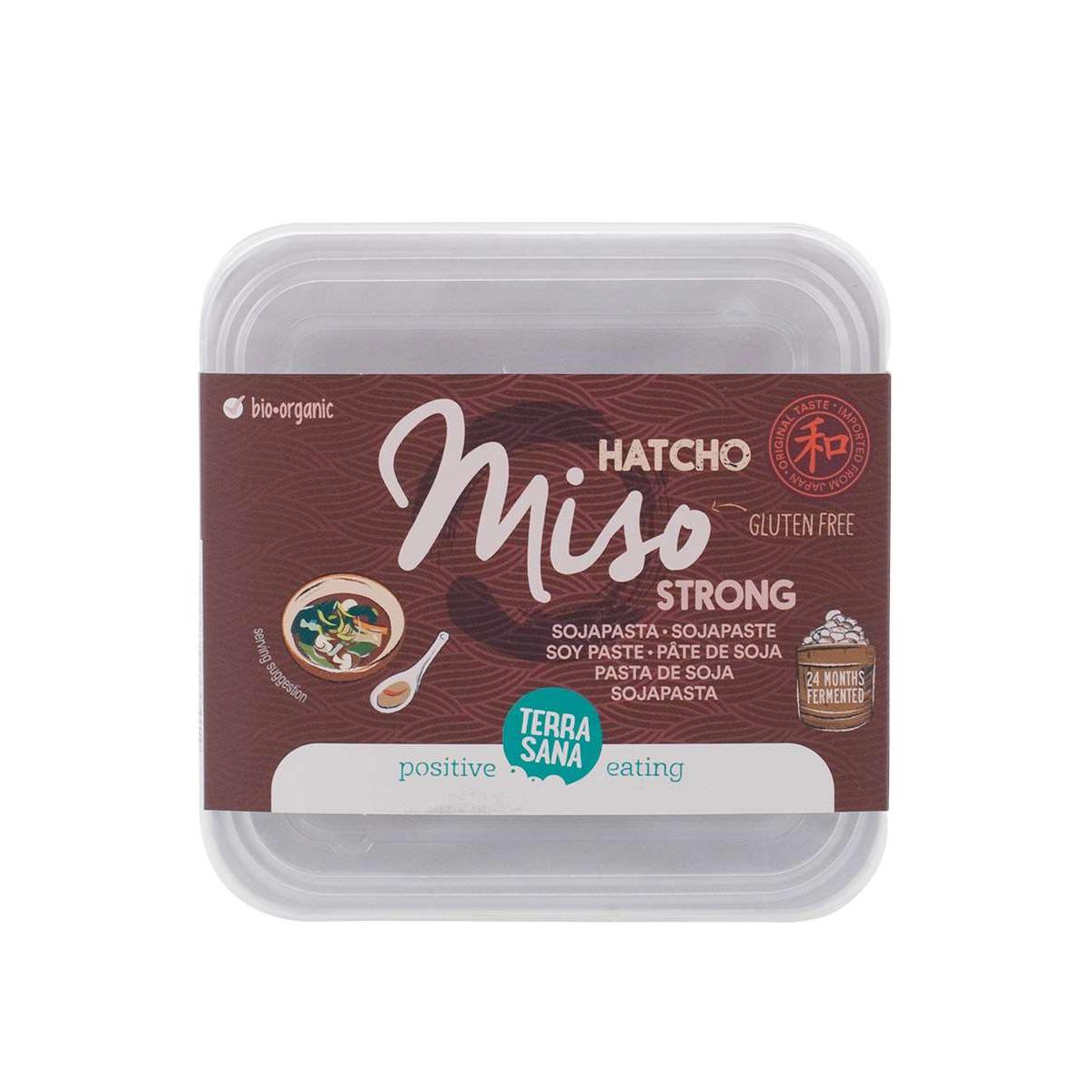 Miso não parteurizado Hatcho Bio Terrasana, 300 g