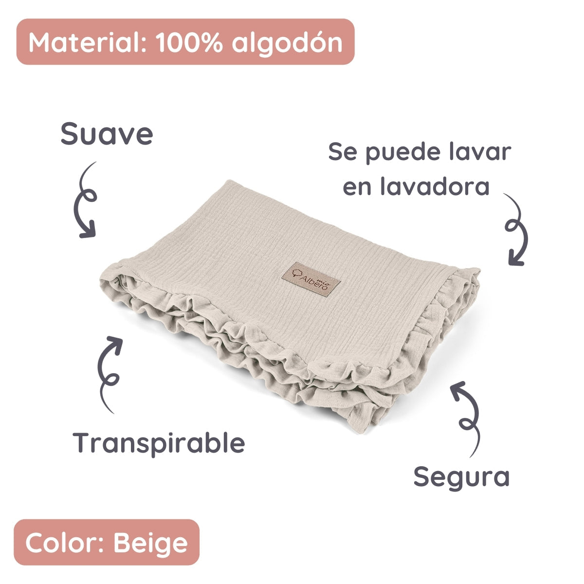 Cotton Color Manta De Bebé Doble Muselina Cotton Color_3