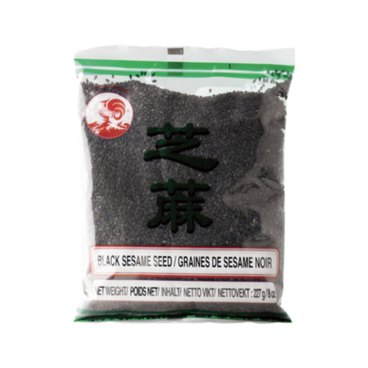 Sementes de sésamo, pretas, 1ª qualidade Cock 227 g