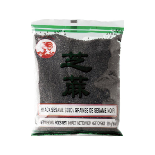 Sementes de sésamo, pretas, 1ª qualidade Cock 227 g