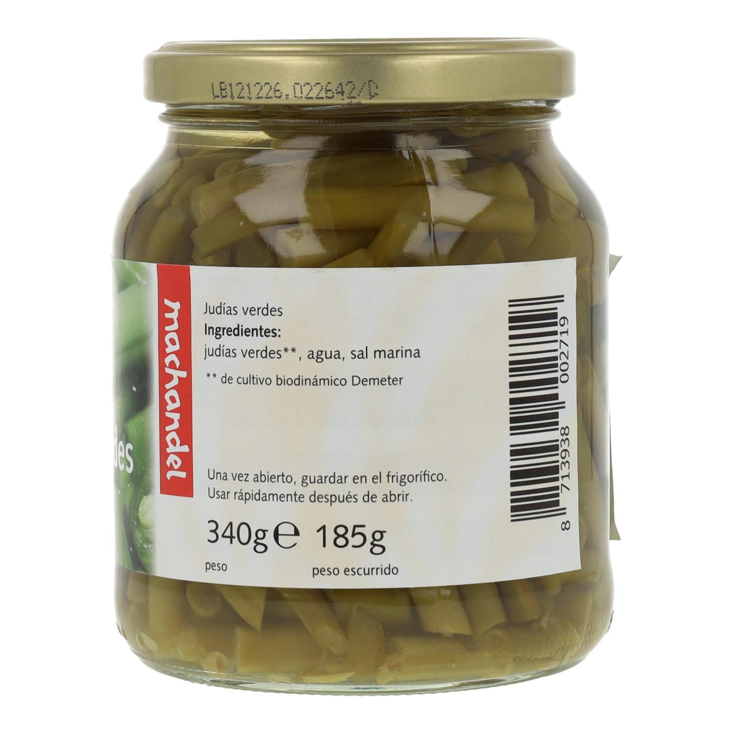 Machandel Feijão Verde Biológico 340 g