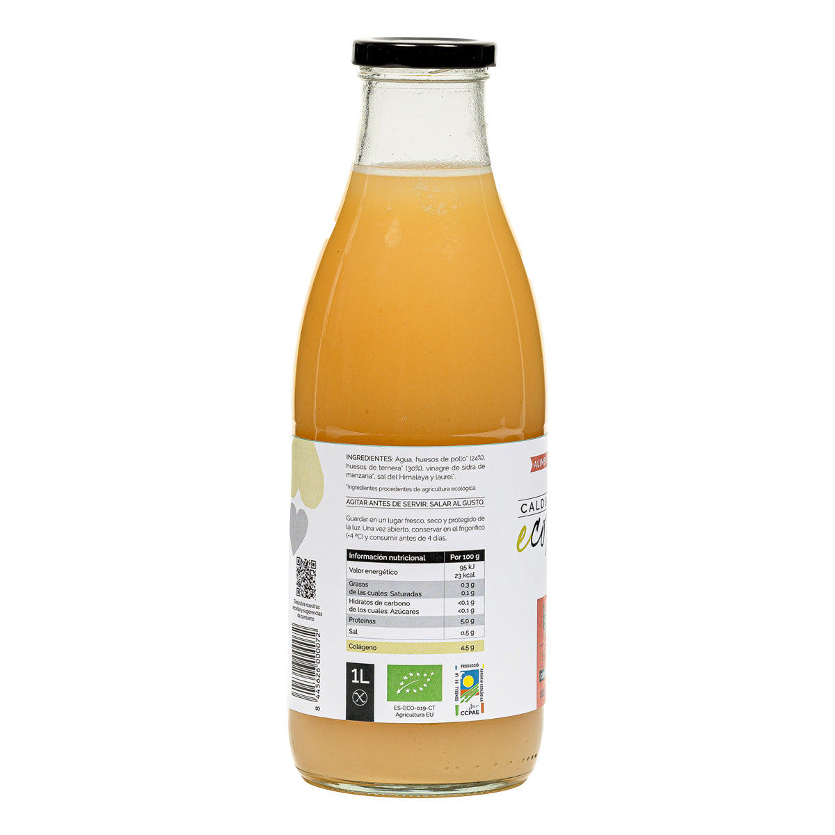 Caldo de Ossos Biológico "Only Bones" Frango e Carne Ecolagen 1L