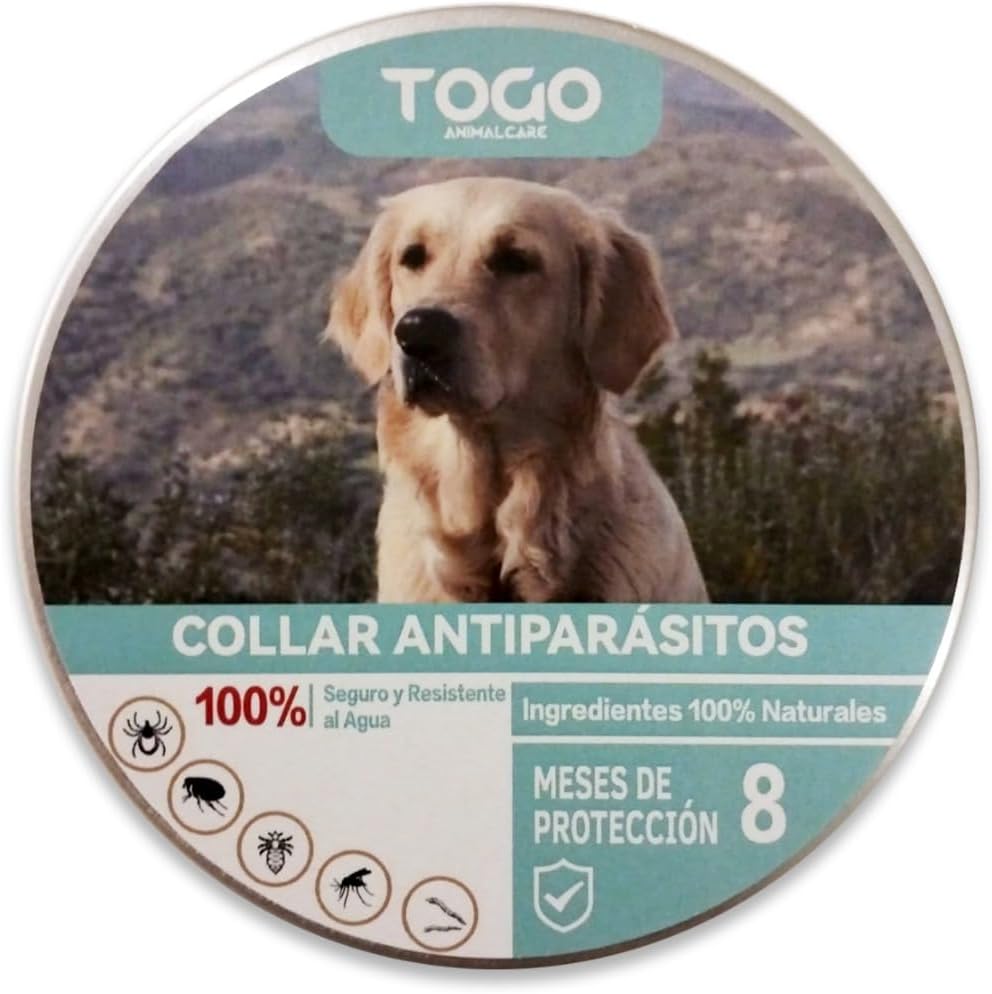 Collares Repelente Antipulgas Y Garrapatas Para Perros Y Gatos | 8 Meses De Protección | Waterproof 65cm_5