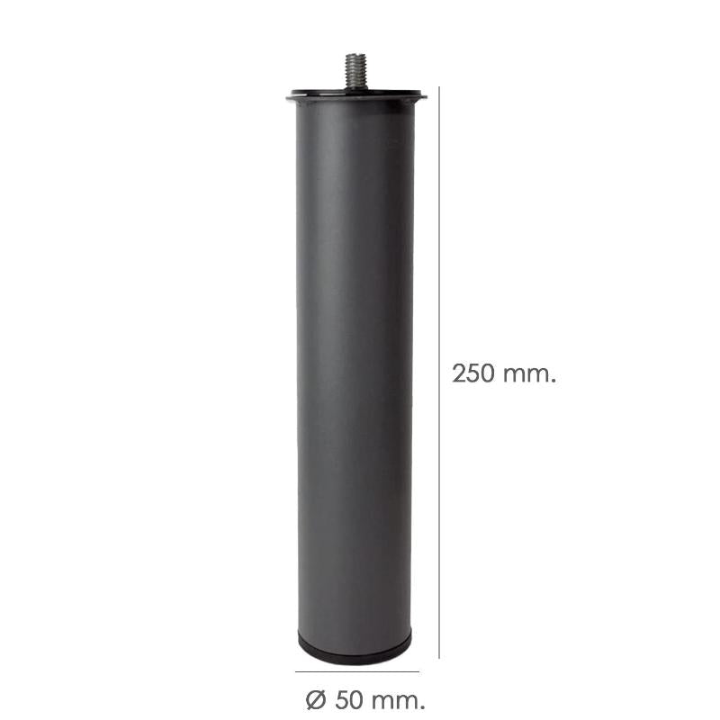 Juego Patas Somier Redondas (4 Unidades) Ø 5 X 25cm._1