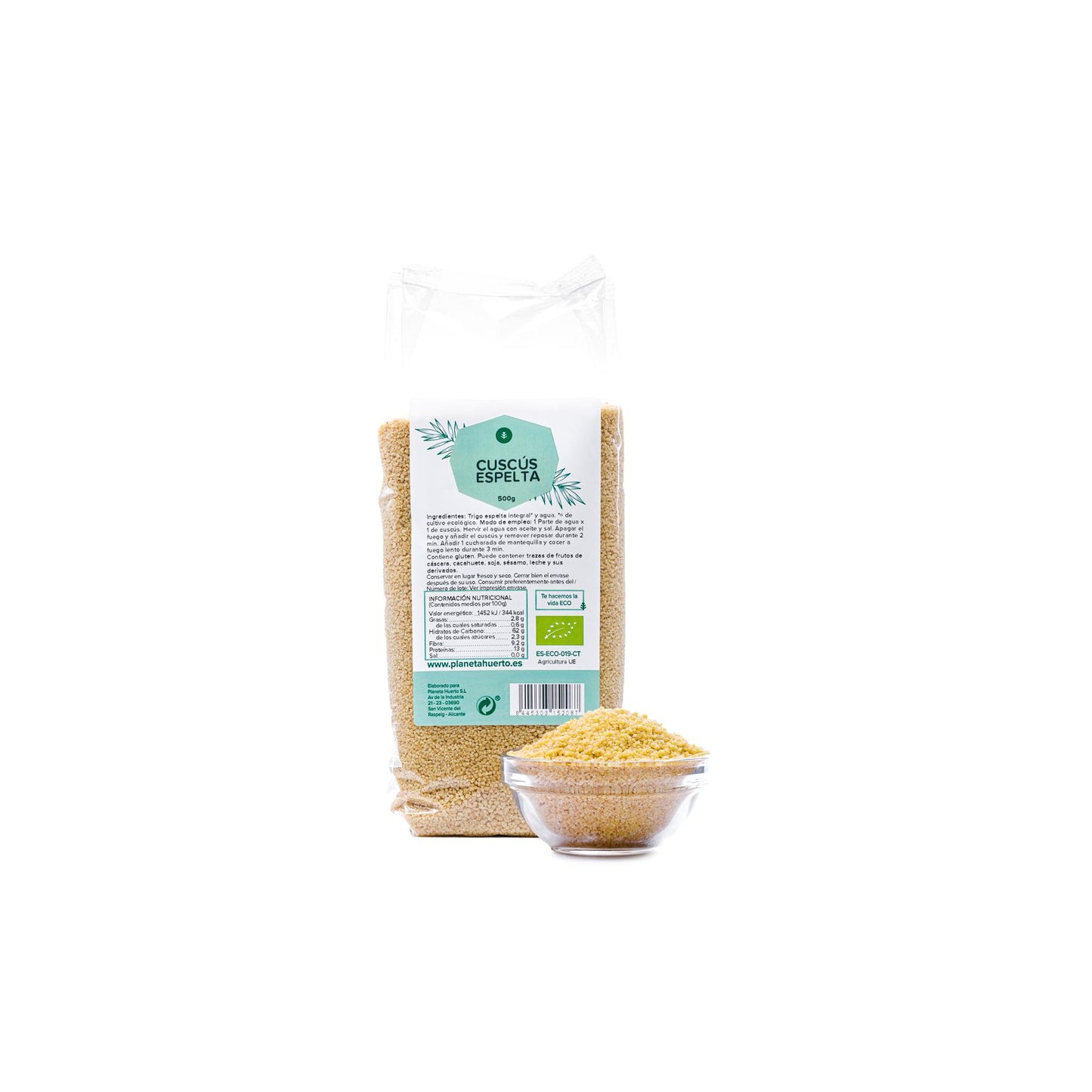 Planeta Huerto ECO Cuscuz de Espelta 500 g