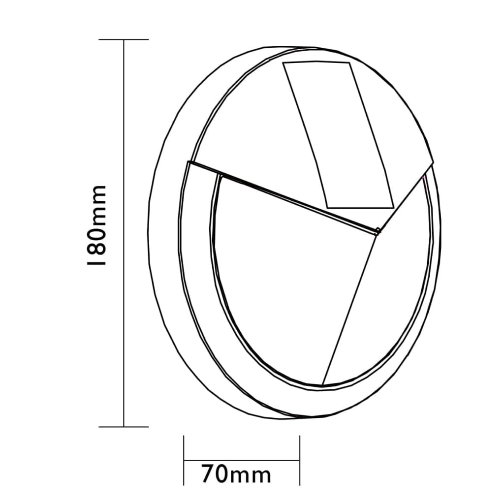 Candeeiro de parede solar Pasadena Luxform