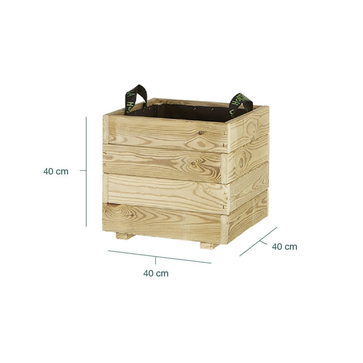 Pun Hortalia plantador de madeira