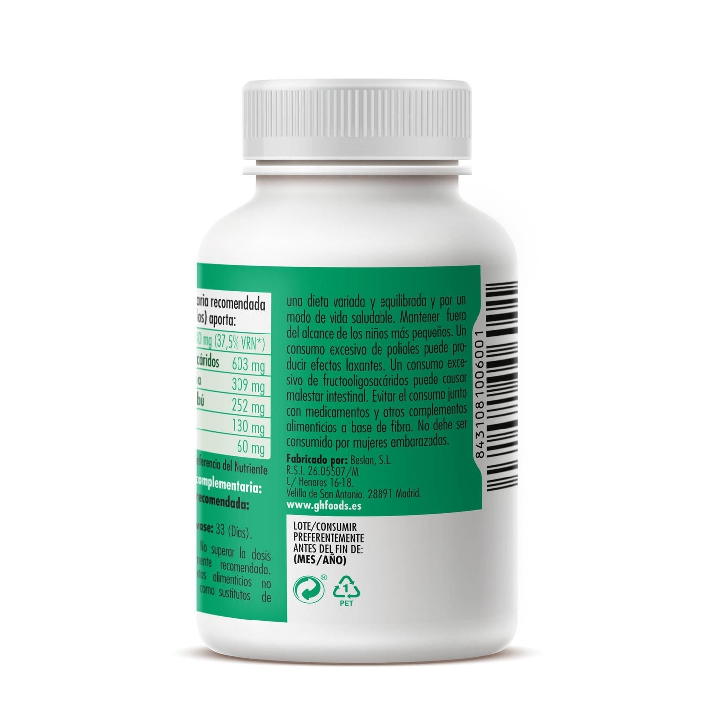 GHF Coração de Ananás com Anis 100 comprimidos mastigáveis de 600 mg