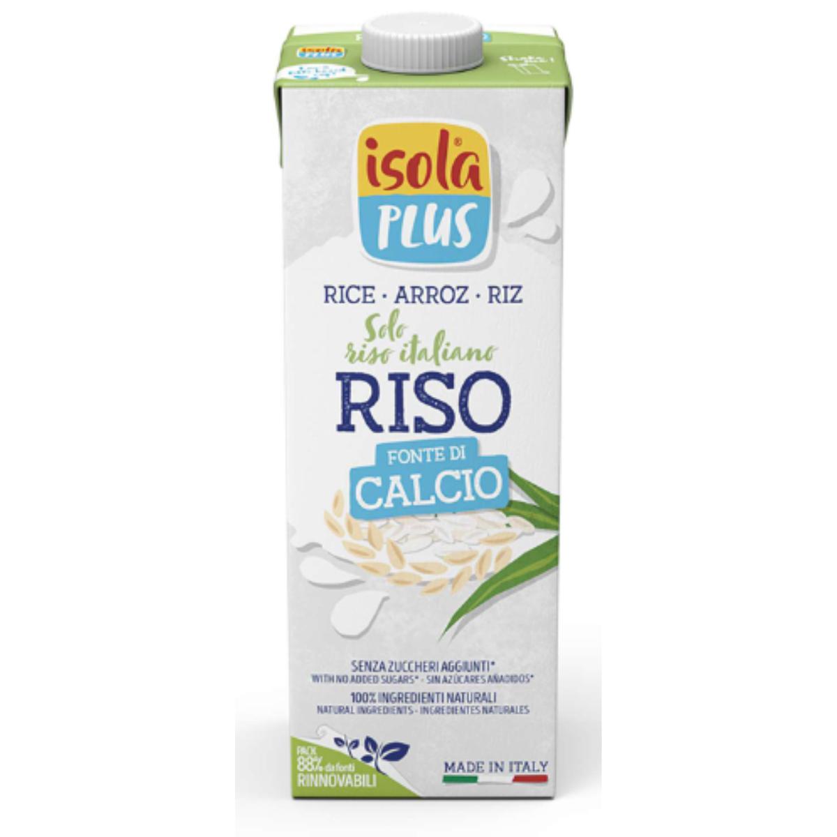 Bebida vegetal de arroz com cálcio 1L