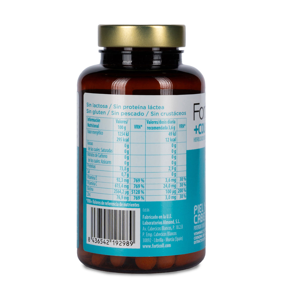 Colagénio Bioativo para Pele e Cabelo Forticoll 120 comprimidos