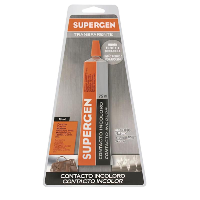 Pegamento Supergen Incoloro   75 Ml.