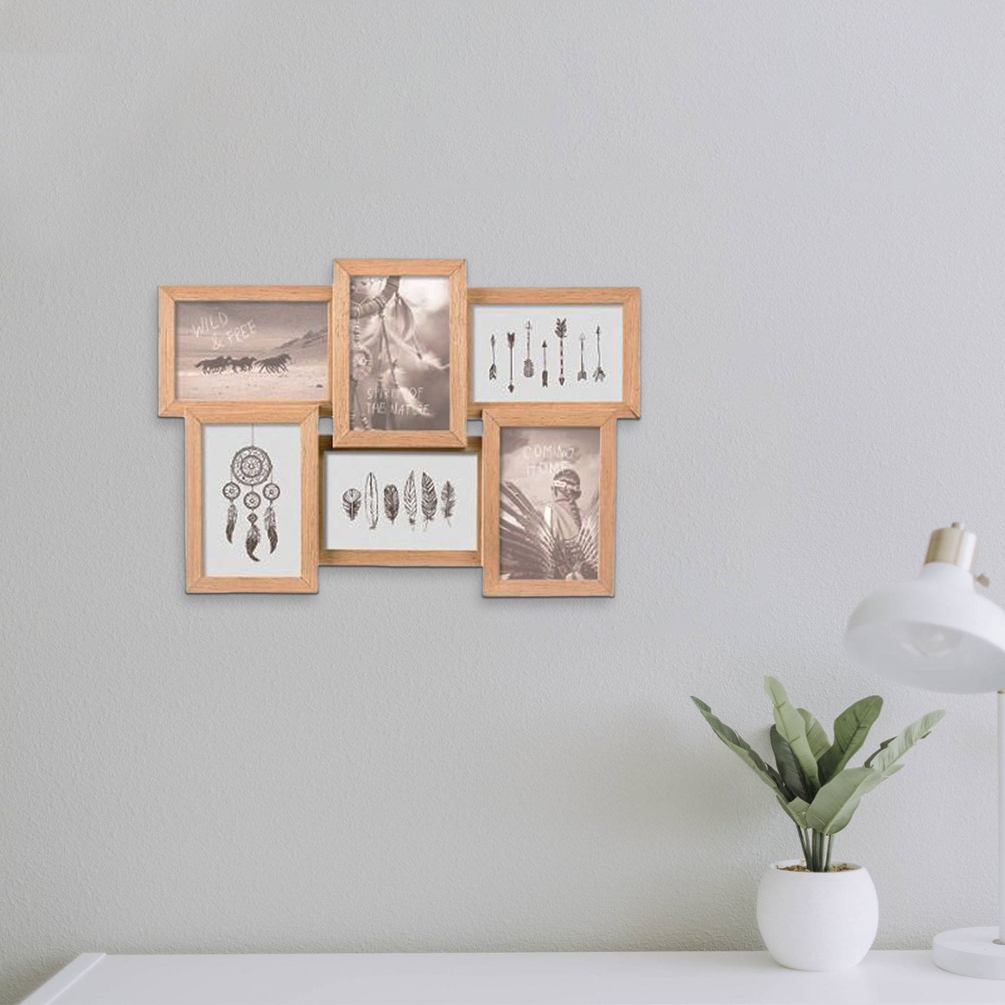 Well Home Conjunto De 6 Marcos Decorativos Nature 41x3,2x31cm_2