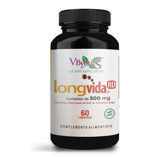 Longvida Optimized Turmeric Vbyotics 60 Cápsulas Vegetais