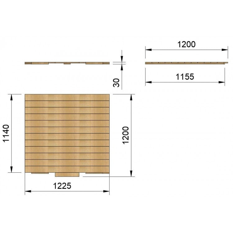 Suelo De Madera Para Casita Masgames Lollipop Xl Horeca._2