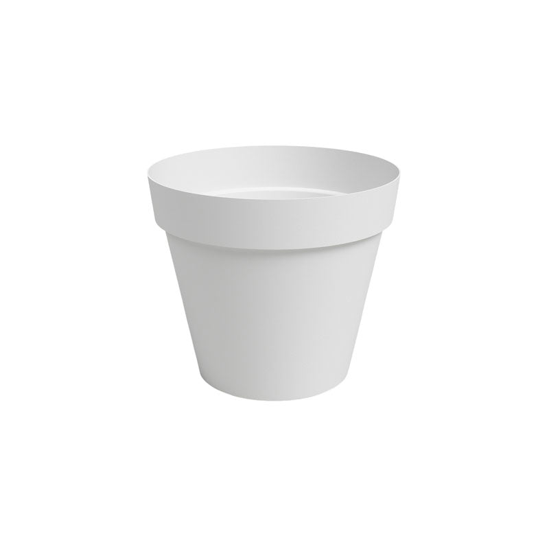 Maceta Plástico Capri Blanca 20 Cm ⌀ X 18,9 Cm Artevasi_0