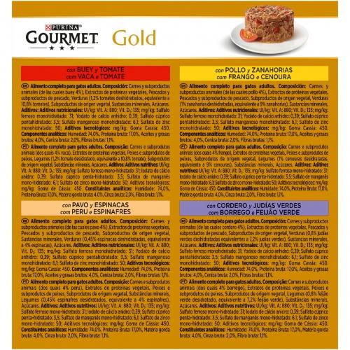 Tarte GOURMET GOLD Multipack (8 x 85 g)