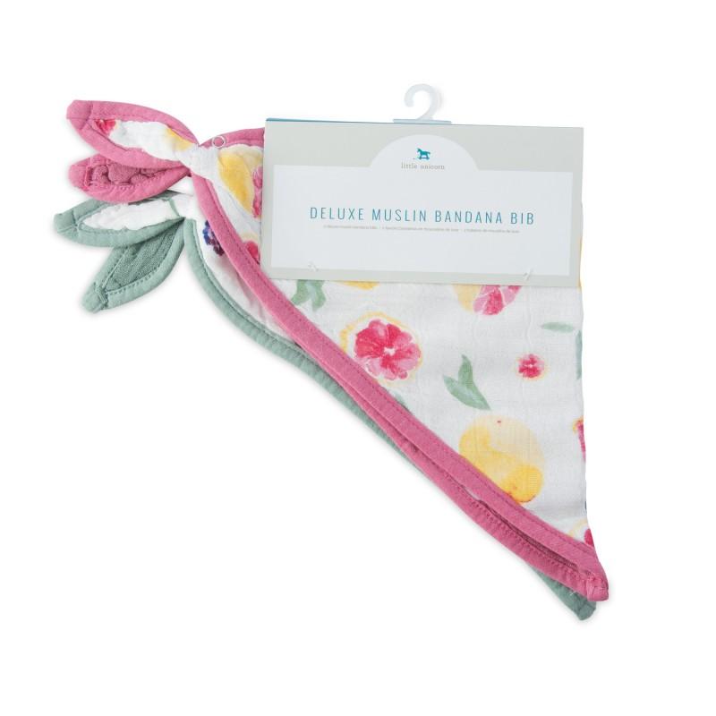 Babetes Sweet Tartar Bamboo 2 unidades Unicórnio Rosa e Azul