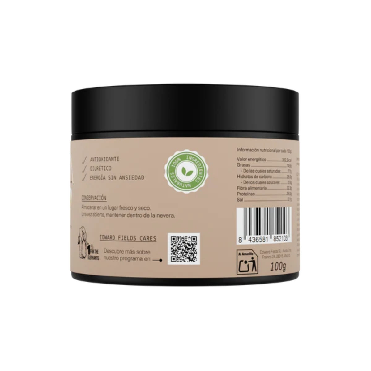 Chá Matcha Premium com Cacau, Edward Fields Tea, 100g