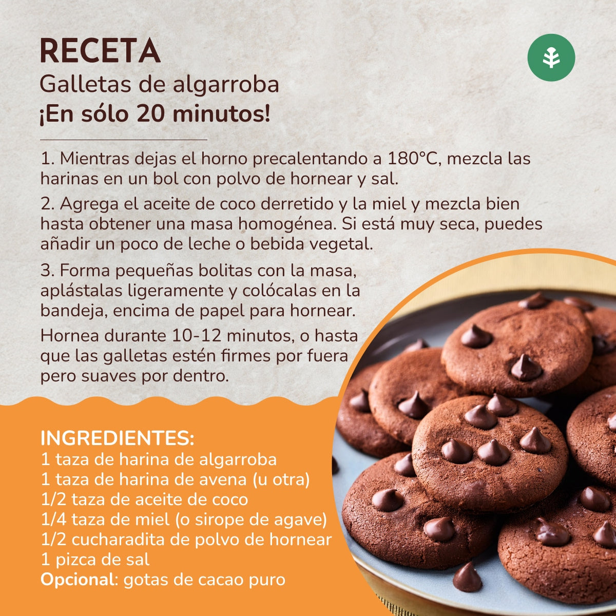 Farinha de Alfarroba Biológica, Planeta Huerto, 250 g