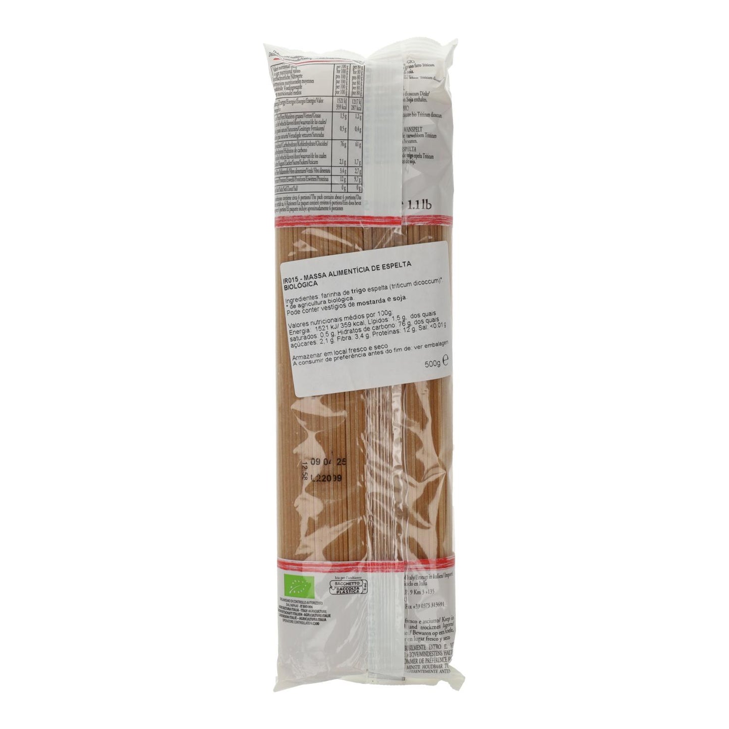 Esparguete de Espelta Iris 500 g