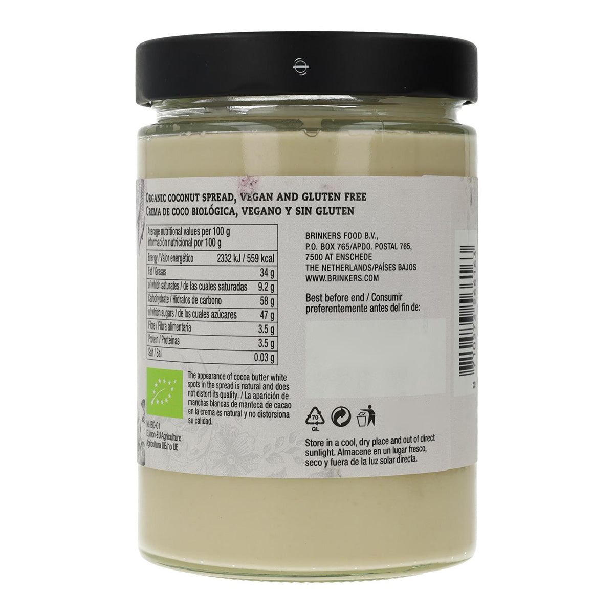 La Vida Vegan Creme Branco com Coco 270 g