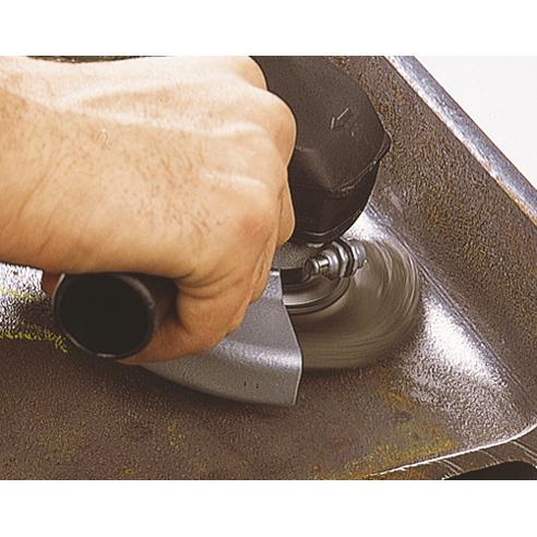 Wolfcraft 2701000 - 1 escova de disco metálico, entrançada, rosca M 14, Ø 100 x 15 mm