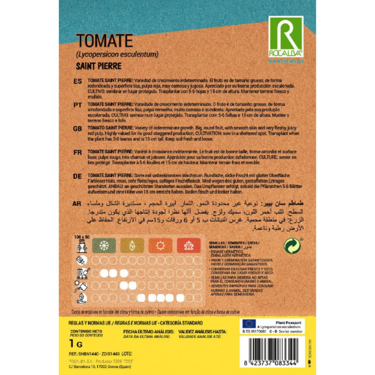 Sementes de tomate Saint Pierre