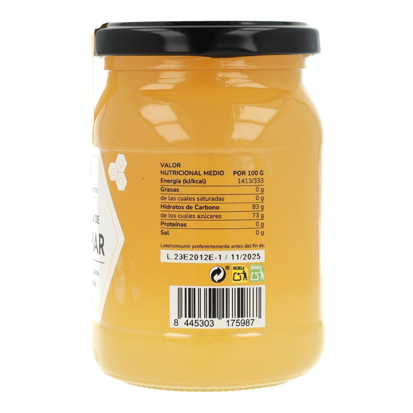 Mel Cru de Flor de Laranjeira Planeta Huerto 500 gr