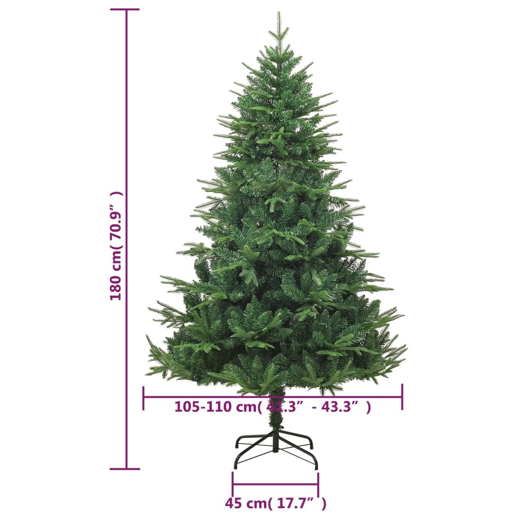 Vidaxl Árbol De Navidad Artificial Verde 180 Cm Pvc Y Pe_4