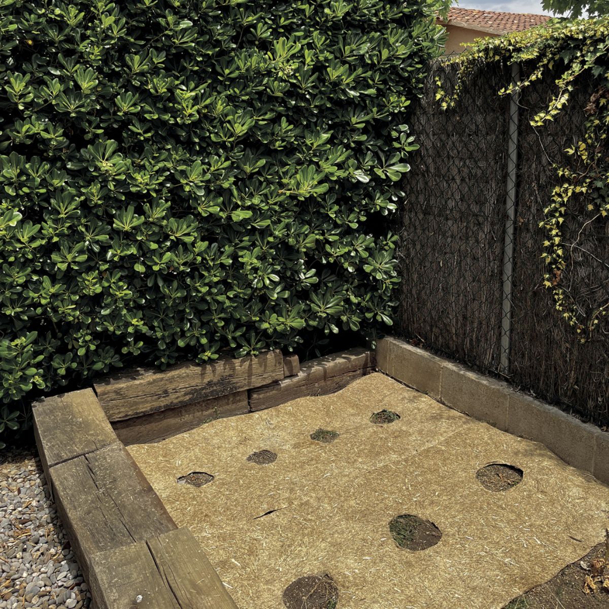 Cobertura vegetal natural anti-ervas daninhas Flaxhemp Nortene 0,75x5 m